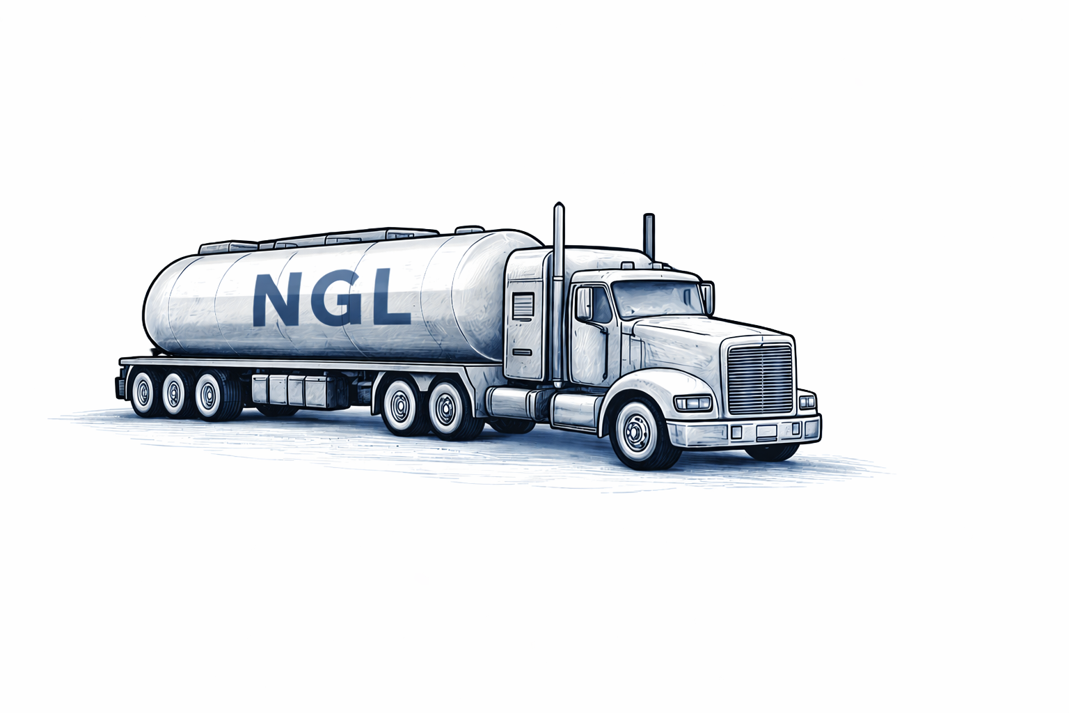 NGL tanker truck
